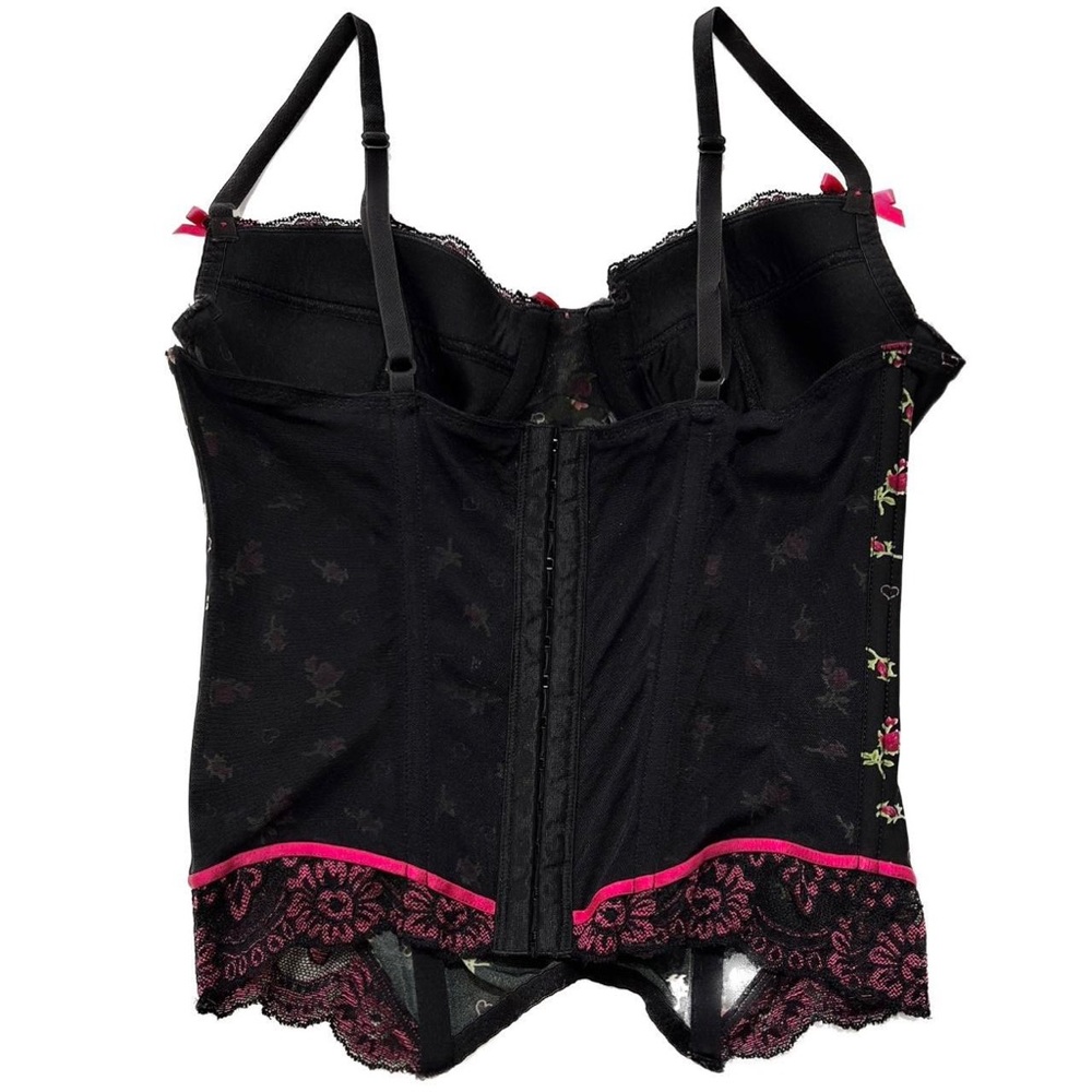 2000S VTG SEXY LITTLE THINGS FLORAL BUSTIER - Picture 4 of 4